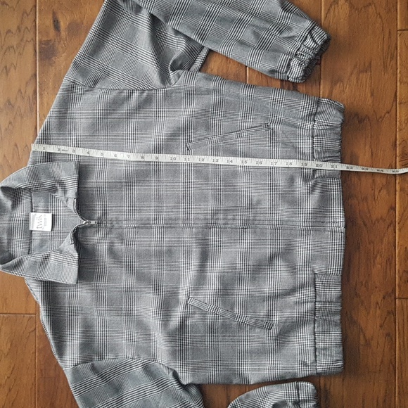 Twik Simons Houndstooth Women's Cropped Jacket with Pockets Size S - Picture 4 of 15